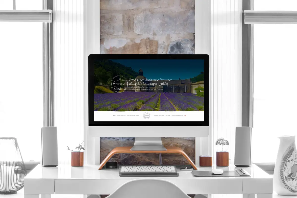 creation site web bilangue provence with gordana